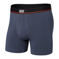 Bokseršorti vīriešiem, Saxx Nonstop Streach Boxer Brief, Deep Navy 67142-600 cena un informācija | Vīriešu apakšbikses | 220.lv