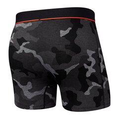 Bokseršorti vīriešiem, Saxx Vibe Super Soft Boxer Brief, Melns - Supersize Camo 67162-601 цена и информация | Мужские трусы Nek, черные | 220.lv