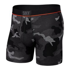 Bokseršorti vīriešiem, Saxx Vibe Super Soft Boxer Brief, Melns - Supersize Camo 67162-601 цена и информация | Мужские трусы | 220.lv