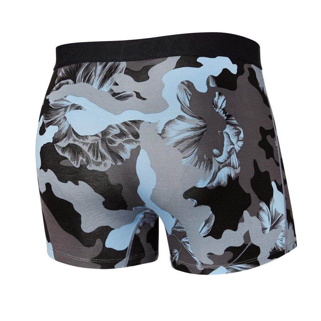 Bokseršorti vīriešiem, Saxx Vibe Super Soft Trunk, Zils - Camo Flora 67178-601 cena un informācija | Vīriešu apakšbikses | 220.lv