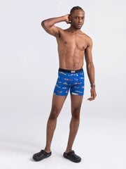 Bokseršorti vīriešiem, Saxx Vibe Super Soft Boxer Brief, Zils - Tailgate 67250-601 cena un informācija | Vīriešu apakšbikses | 220.lv