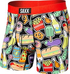 Bokseršorti vīriešiem, Saxx Vibe Super Soft Boxer Brief, Multi - Sticker snacks 67251-601 цена и информация | Мужские трусы | 220.lv