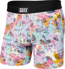 Bokseršorti vīriešiem, Saxx Vibe Super Soft Boxer Brief, Multi - Parks bucket list 67255-601 цена и информация | Мужские трусы | 220.lv