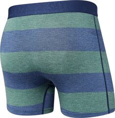 Bokseršorti vīriešiem, Saxx Vibe Super Soft Boxer Brief, Zils/Zaļš - Ombre rugby 67260-601 цена и информация | Мужские трусы | 220.lv