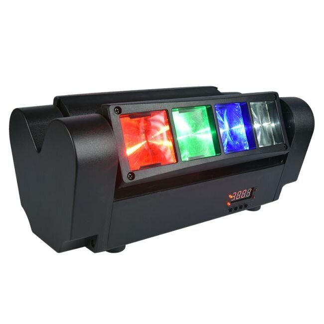 LIGHT4ME SPIDER MKII TURBO LED gaismas efekts 8x3W RGBW cena un informācija | Svētku dekorācijas | 220.lv