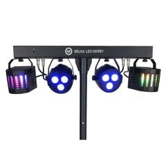 LIGHT4ME T-BAR LED DERBY PAR apgaismojuma komplekts цена и информация | Праздничные декорации | 220.lv