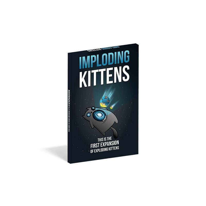 Kāršu spēles Exploding Kittens papildinājums Imploding Kittens, LT cena un informācija | Galda spēles | 220.lv