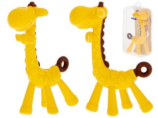 Silikona graužamā rotaļlieta Žirafe cena un informācija | Rotaļlietas zīdaiņiem | 220.lv