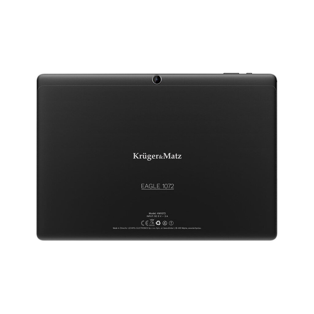 Krüger&Matz KM1072 , 4G LTE 4/64 GB, Wi-Fi, Black cena un informācija | Planšetdatori | 220.lv