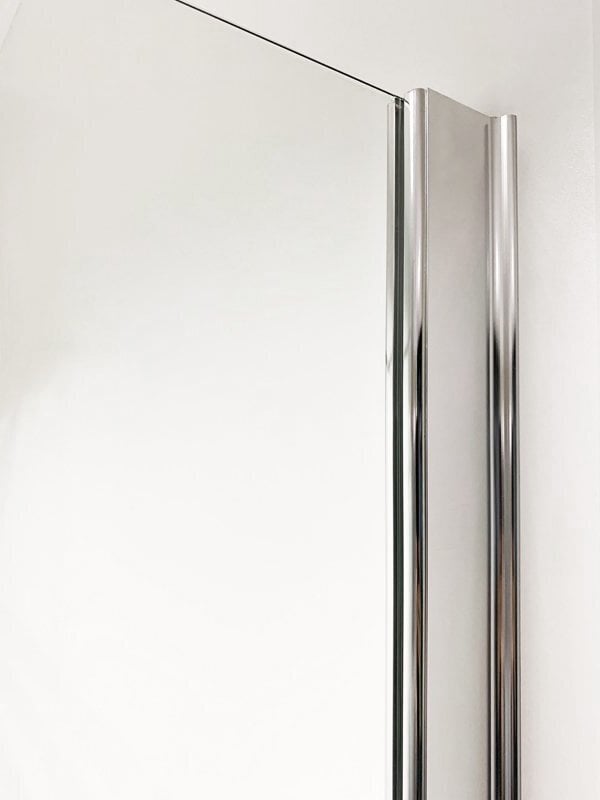 Pusapaļa dušas siena VAN MARCKE SIPI 80, ar sienas turētāju цена и информация | Dušas durvis, dušas sienas | 220.lv