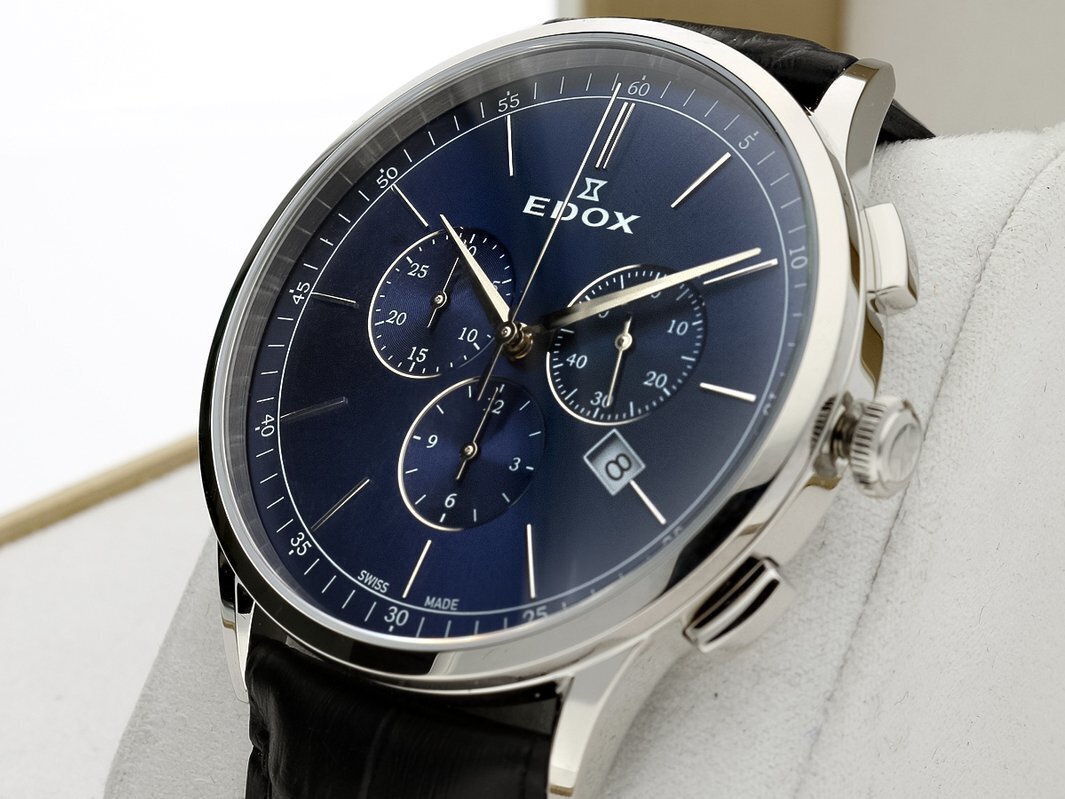 Vīriešu pulkstenis Edox 10236 3C BUIN цена и информация | Vīriešu pulksteņi | 220.lv