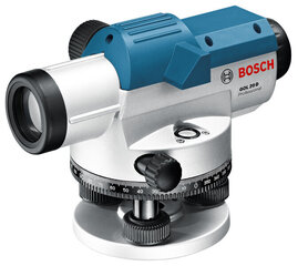 BOSCH OPTICAL LEVEL GOL 20 D + BT160 STATĪVS + GR500 STAFF cena un informācija | Rokas instrumenti | 220.lv