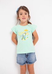 Mayoral meiteņu t-krekls ar īsām piedurknēm 3071/52 цена и информация | Рубашки для девочек | 220.lv
