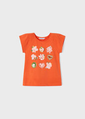 Mayoral футболка для девочек с короткими рукавами 3071/56 цена и информация | Рубашки для девочек | 220.lv