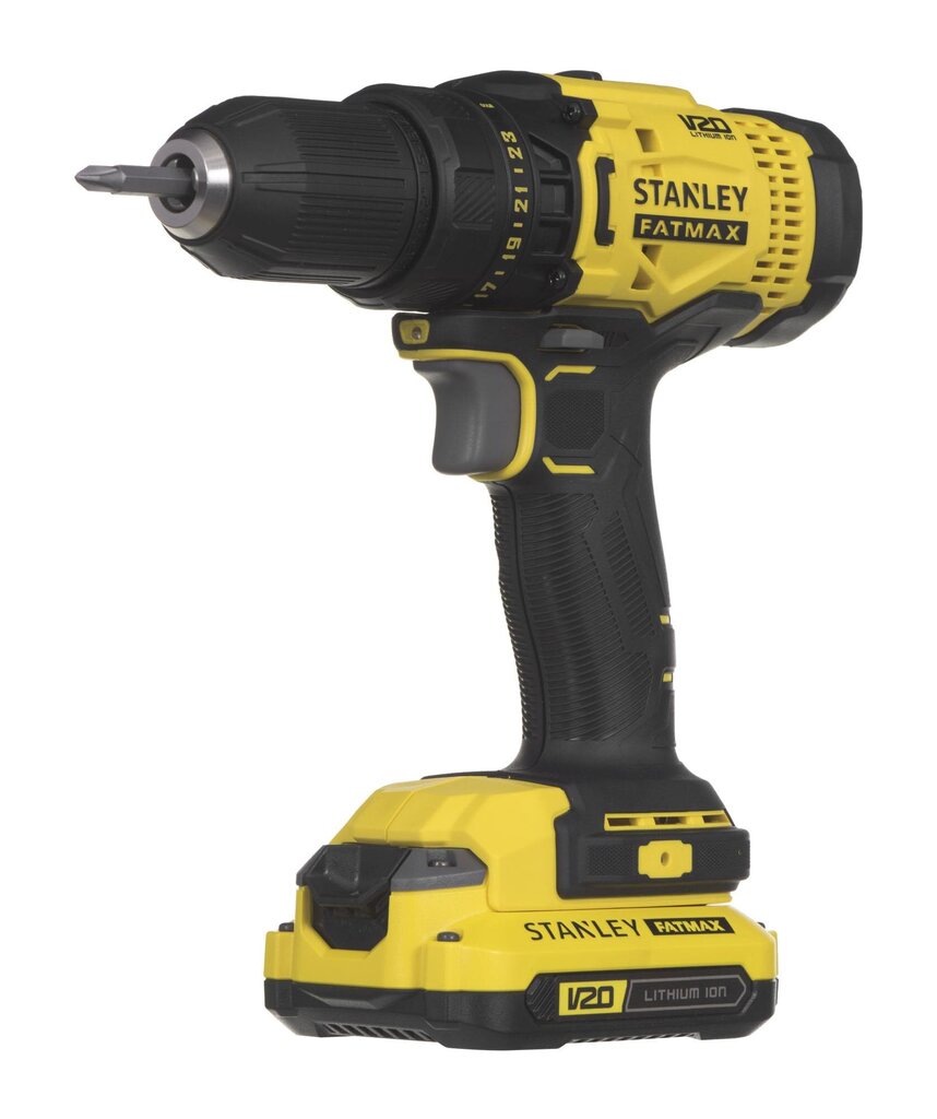 STANLEY DRILL URBIS V20 50Nm 2x1,5Ah SOMS SFMCD700C2S cena un informācija | Skrūvgrieži, urbjmašīnas | 220.lv