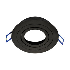 Черное декоративное кольцо STRÜHM, 25x93x93 мм цена и информация | Потолочные светильники | 220.lv