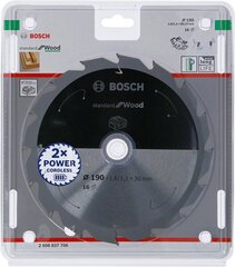 BOSCH ZĀĢIS STANDARTA KOKA ACCU 190x30x16z cena un informācija | Zāģi, ripzāģi | 220.lv