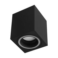 Черный потолочный светильник STRÜHM, 100x80x80 мм цена и информация | Потолочные светильники | 220.lv