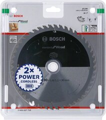 BOSCH ZĀĢIS STANDARTA KOKA ACCU 190x30x48z cena un informācija | Zāģi, ripzāģi | 220.lv