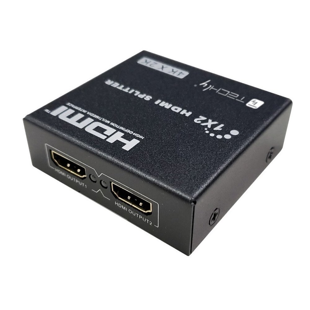 Centrmezgls Techly Idata HDMI-4K230, 1x2HDMI, 4K*30Hz цена и информация | Adapteri un USB centrmezgli | 220.lv