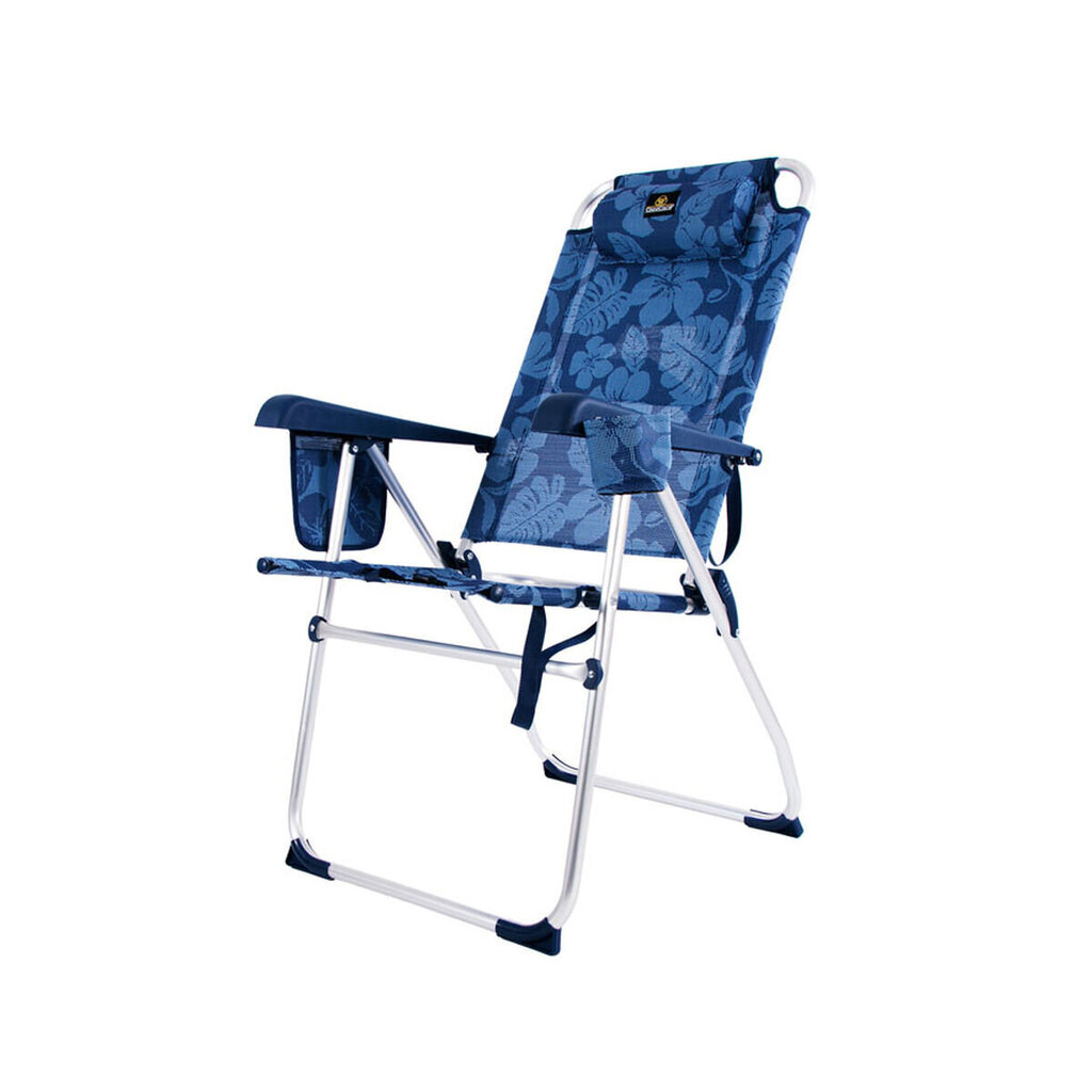Pludmales krēsls Textiline 65 x 56 x 37 cm Цветы cena un informācija | Sauļošanās krēsli | 220.lv