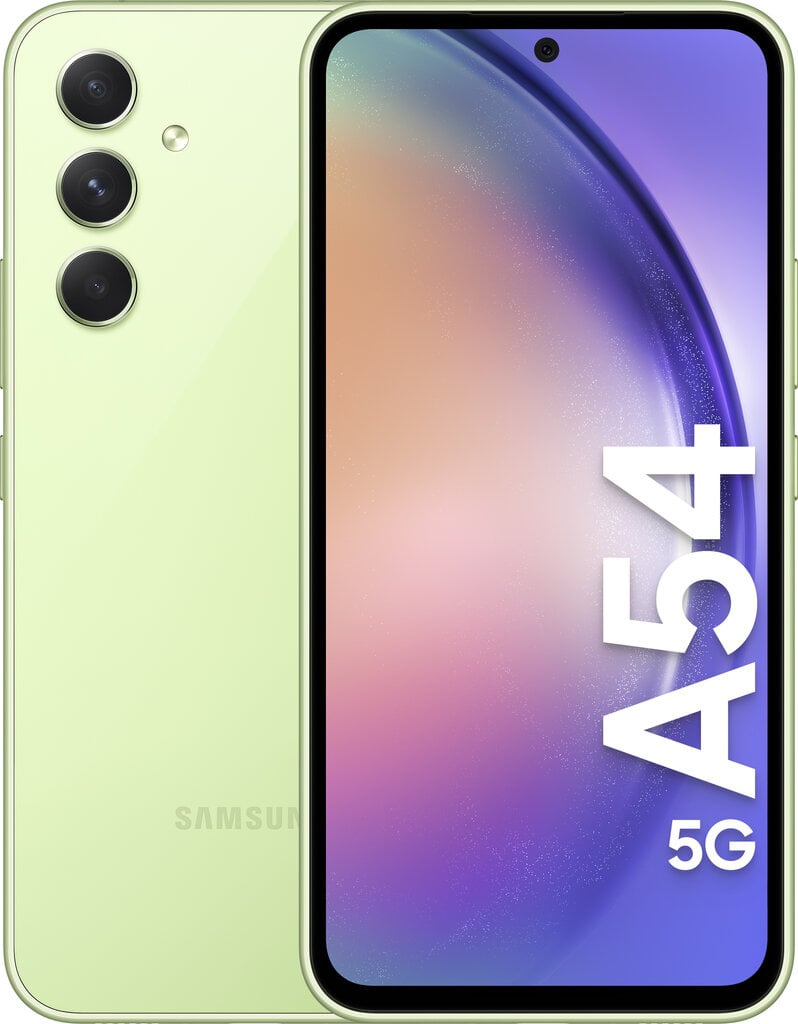 Samsung Galaxy A54 5G 8/256GB SM-A546BLGDEUE Light Green цена и информация | Mobilie telefoni | 220.lv