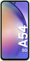 Samsung Galaxy A54 5G 8/256GB SM-A546BLGDEUE Light Green цена и информация | Мобильные телефоны | 220.lv