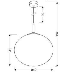 Candellux piekaramā lampa Poly cena un informācija | Piekaramās lampas | 220.lv