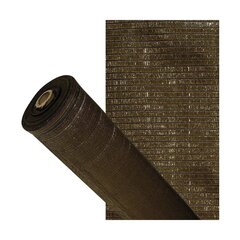 Защитная сетка EDM 75803, коричневая, 80 % полипропилен, 1.5 x 50 м цена и информация | Садовые инструменты | 220.lv