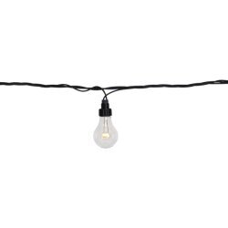 Lampiņu virtene melna 1,6W 500cm Partylight, 10x6 led цена и информация | Āra apgaismojums | 220.lv