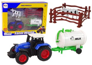 Traktors ar piena cisternu un govi cena un informācija | Rotaļlietas zēniem | 220.lv