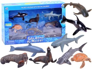 Jūras dzīvnieku figūriņu komplekts cena un informācija | Rotaļlietas zēniem | 220.lv