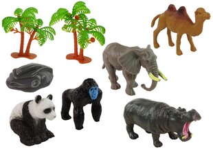 Āfrikas dzīvnieku figūriņu komplekts, 12 gab. cena un informācija | Rotaļlietas zēniem | 220.lv