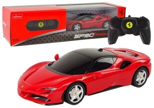 Автомобиль Ferrari SF90 Rastar на дистанционном управлении, 1:14, красный цена и информация | Игрушки для мальчиков | 220.lv