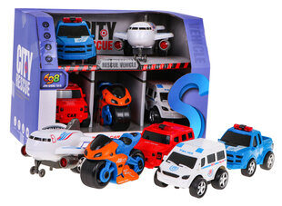 Rotaļlietu automobiļu komplekts cena un informācija | Rotaļlietas zēniem | 220.lv