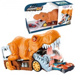 Грузовик с динозаврами Woopie Dinosaur Car Launch Truck цена и информация | Конструктор автомобилей игрушки для мальчиков | 220.lv