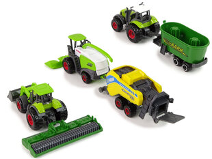 6 lauksaimniecības transportlīdzekļu komplekts cena un informācija | Rotaļlietas zēniem | 220.lv