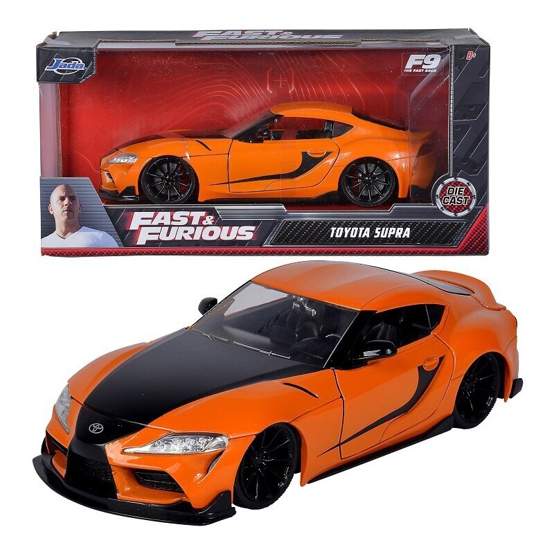 Fast & Furious 2020 Toyota Supra F9 1:24 rotaļlieta цена и информация | Rotaļlietas zēniem | 220.lv