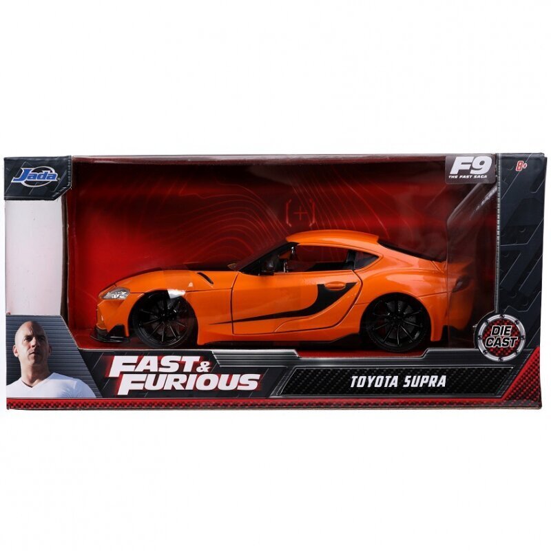 Fast & Furious 2020 Toyota Supra F9 1:24 rotaļlieta цена и информация | Rotaļlietas zēniem | 220.lv