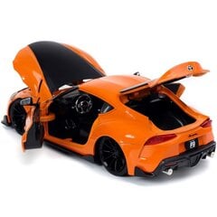 Fast & Furious 2020 Toyota Supra F9 1:24  игрушка цена и информация | Конструктор автомобилей игрушки для мальчиков | 220.lv