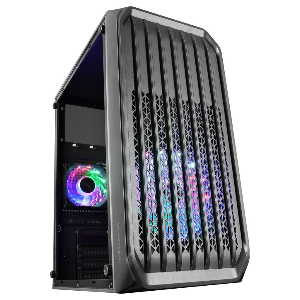 MARS GAMING MC-S2 PC Case mATX / FRGB / Window / MESH цена и информация | Datoru korpusi | 220.lv