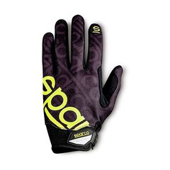 Мужские водительские перчатки Sparco MECA III, чёрные, размер XL цена и информация | Мото перчатки, защита | 220.lv