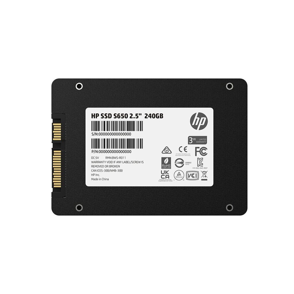 Cietais disks HP 345M8AA 3,5&quot; 240 GB SSD цена и информация | Ārējie cietie diski | 220.lv