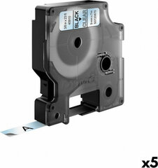 Dymo laminēta lente iekārtu marķēšanai Dymo D1 40910 LabelManager™ (5 gab.) cena un informācija | Piederumi printerim | 220.lv