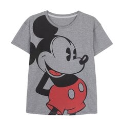 Sieviešu Krekls ar Īsām Piedurknēm Mickey Mouse Pelēks цена и информация | Женские футболки | 220.lv