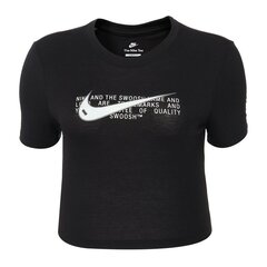 Футболка с коротким рукавом женская Nike 010, чёрная цена и информация | Женские футболки | 220.lv