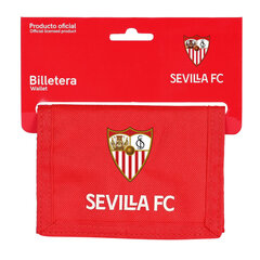 Naudas Maks Sevilla Fútbol Club Sarkans (12.5 x 9.5 x 1 cm) cena un informācija | Sieviešu maki, karšu maki | 220.lv