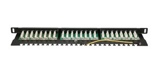 Extralink CAT6 UTP 0.5U | Patchpanel | 24 ports cena un informācija | Piederumi korpusiem | 220.lv