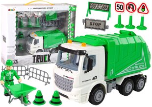 Atkritumu mašīna ar ceļa zīmēm cena un informācija | Rotaļlietas zēniem | 220.lv