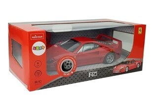 Автомобиль Ferrari F40 на дистанционном управлении, 1:14, красный цена и информация | Игрушки для мальчиков | 220.lv